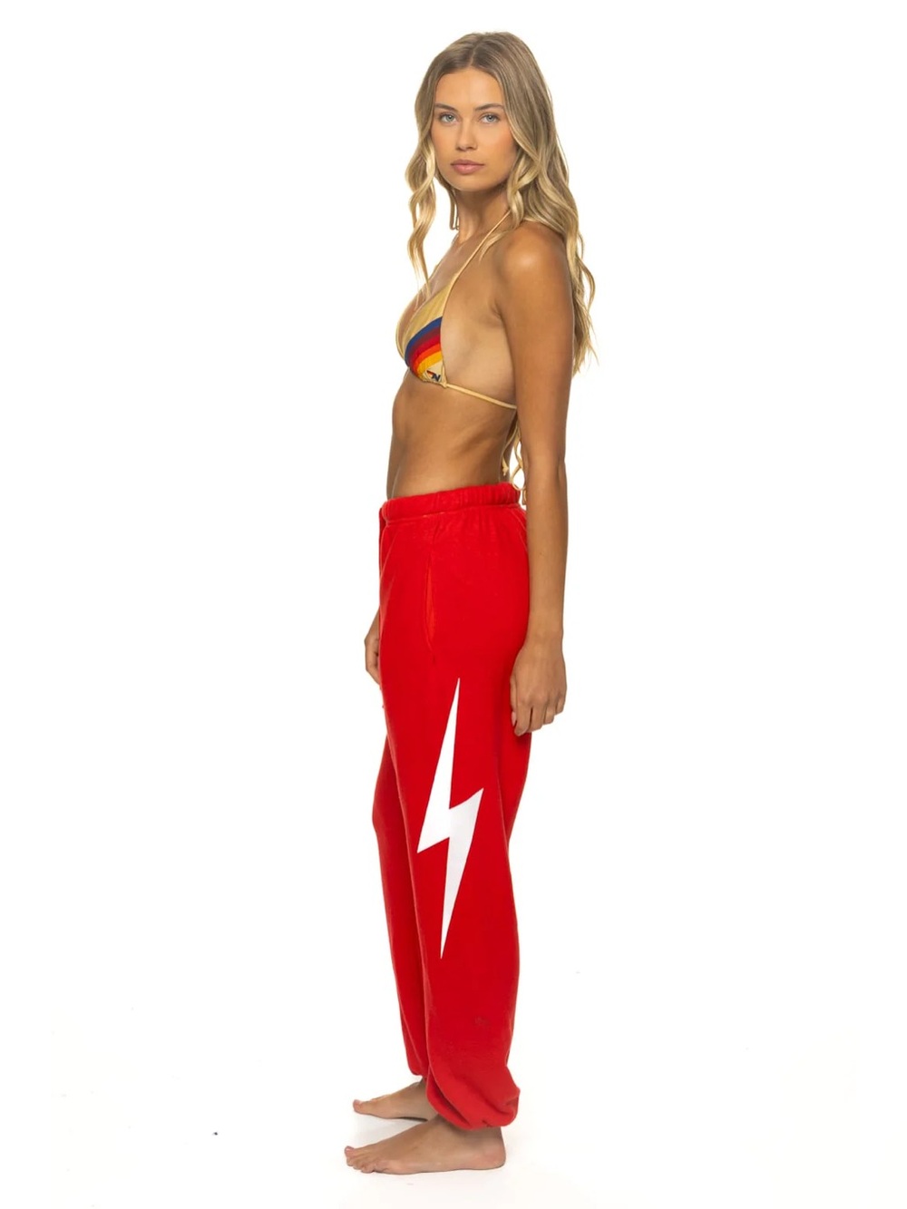 AVIATOR NATION | ✨NEW✨ Bolt Sweatpants in Red/White